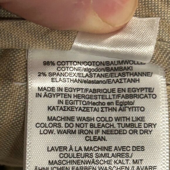 Brooks Brothers Bermuda Shorts Cotton Blend Preppy Raw Hem Men's Size 40 NWT - Picture 7 of 11